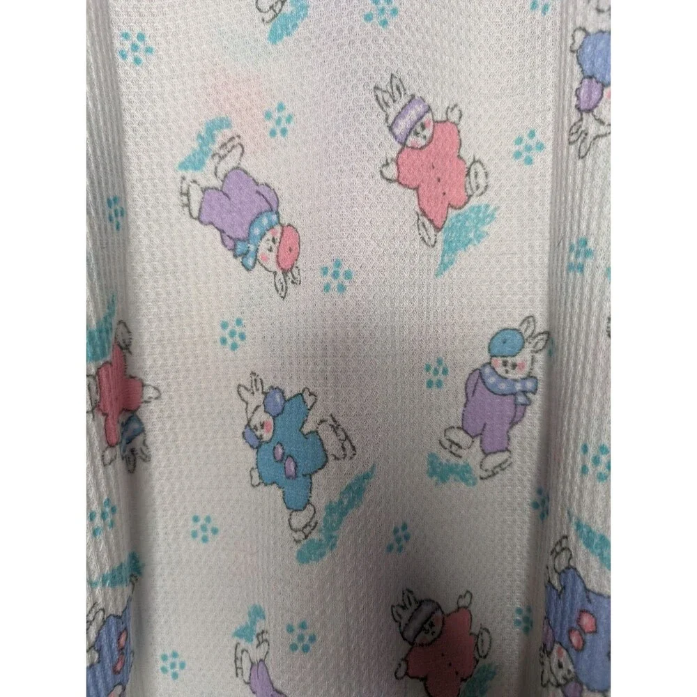 NWOT Vintage Baby Kids 80s-90s Playskool Footie Pajamas Layette Baby Bunnies 12M